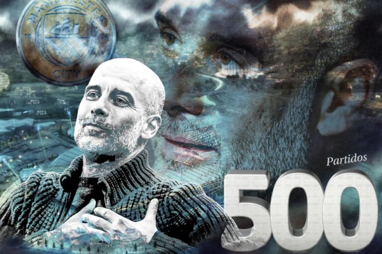 Ciudadano Pep alcanza los 500 partidos en el Manchester City