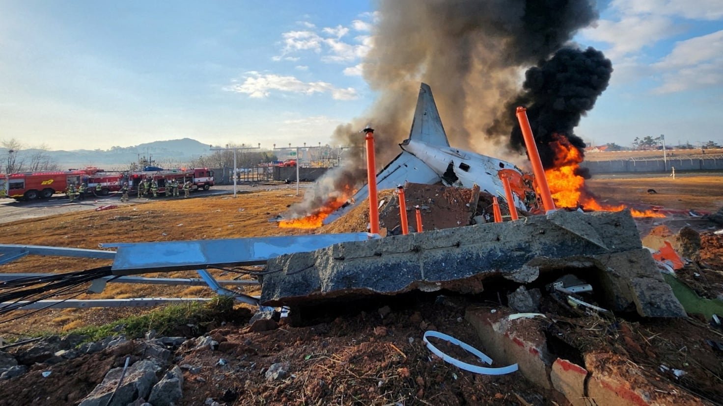 Así fue el accidente en el aeropuerto de Muan Así fue el accidente en el aeropuerto de Muan