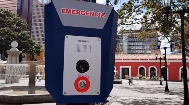 Instalan botones de pánico en varios sitios de Caracas