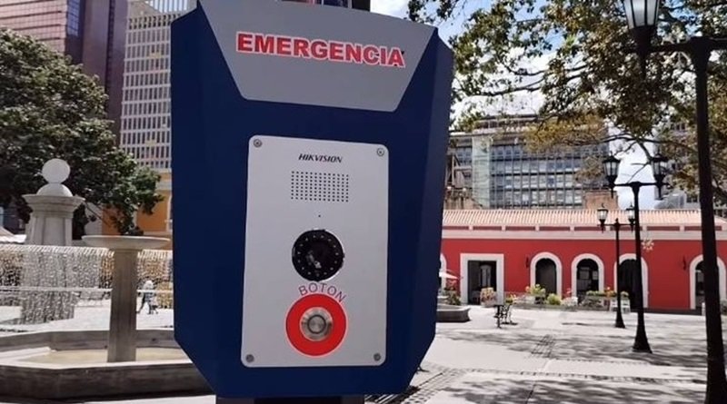 Instalan botones de pánico en varios sitios de Caracas Instalan botones de pánico en varios sitios de Caracas