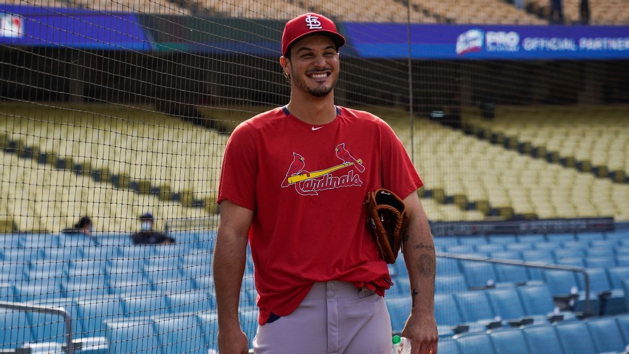 Fuentes: Nolan Arenado, de los Cardenales, bloquea un canje con los Astros Fuentes: Nolan Arenado, de los Cardenales, bloquea un canje con los Astros