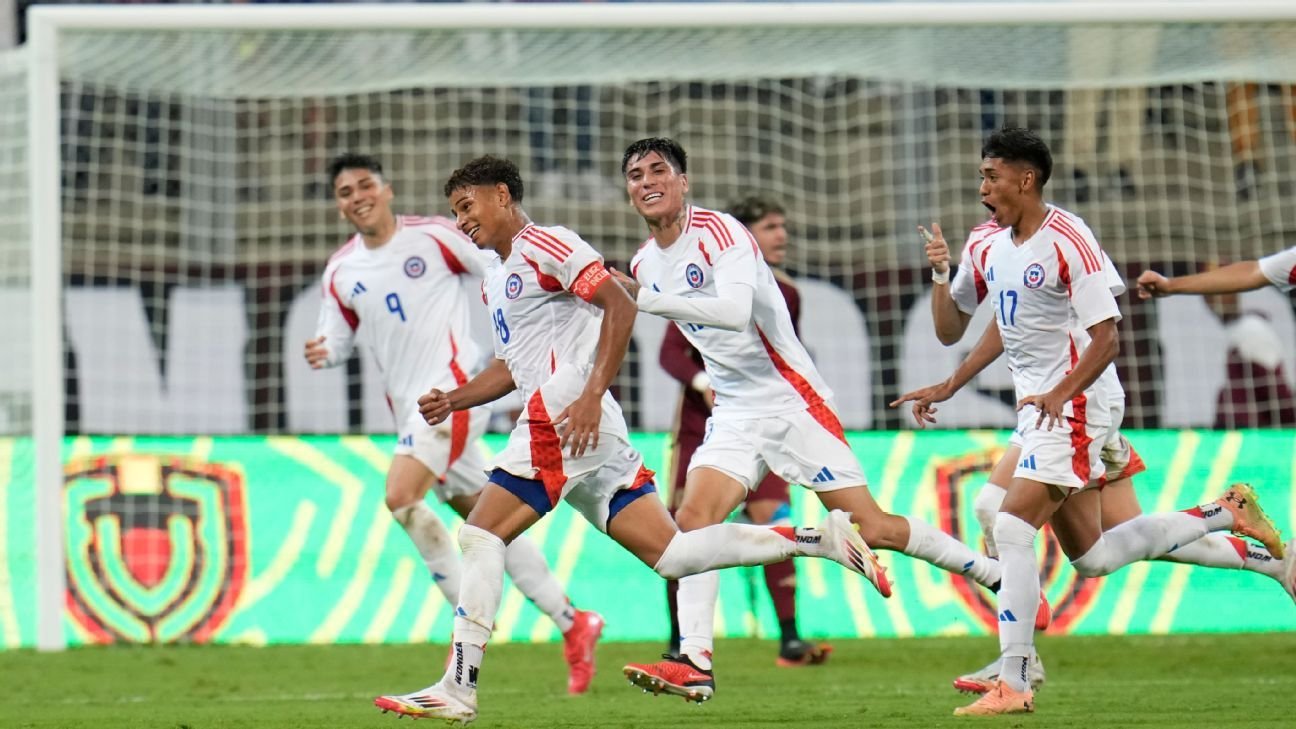 Chile le ganó a Venezuela en su estreno en el Sudamericano Sub 20