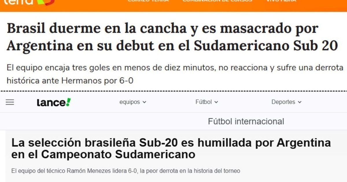 Qué dijeron los medios de Brasil tras la goleada de la Argentina: desde “humillación” hasta “masacre” :: Olé Qué dijeron los medios de Brasil tras la goleada de la Argentina: desde “humillación” hasta “masacre” :: Olé