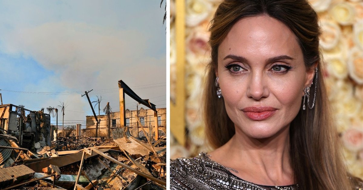 Angelina Jolie refugió en su casa a varios amigos afectados por los incendios en California Angelina Jolie refugió en su casa a varios amigos afectados por los incendios en California
