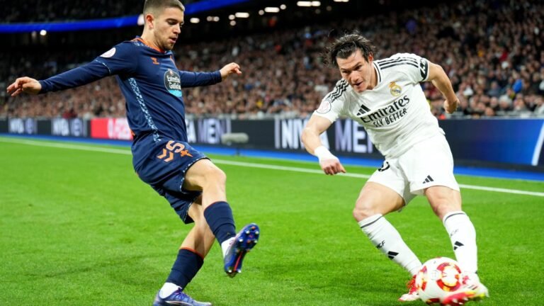 Resultado Real Madrid – Celta hoy en directo: cómo va, goles y dónde ver gratis el partido de la Copa del Rey