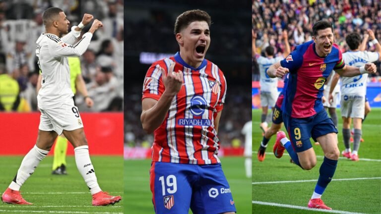 Real Madrid, Atlético y Barça, en dos puntos en la lucha por LaLiga