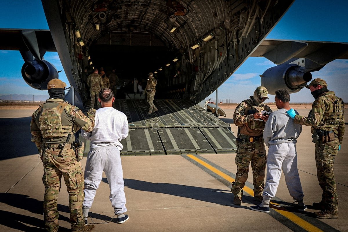 Estados Unidos vacía Guantánamo deportando a 177 venezolanos a Honduras | Inmigración en Estados Unidos Estados Unidos vacía Guantánamo deportando a 177 venezolanos a Honduras | Inmigración en Estados Unidos