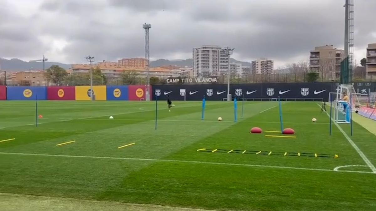 Ansu Fati ‘defiende’ su trabajo