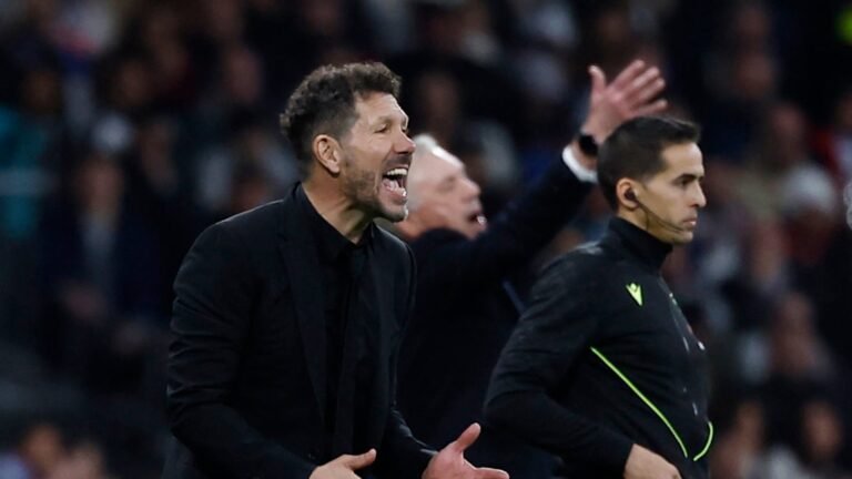 Simeone: “Me pareció que el árbitro hizo un partido correcto”