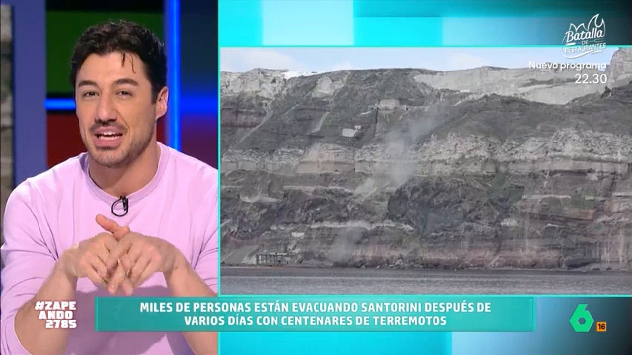 Francisco Cacho alerta sobre la actividad sísmica en Santorini (Grecia): “Hay riesgo de tsunami” Francisco Cacho alerta sobre la actividad sísmica en Santorini (Grecia): “Hay riesgo de tsunami”