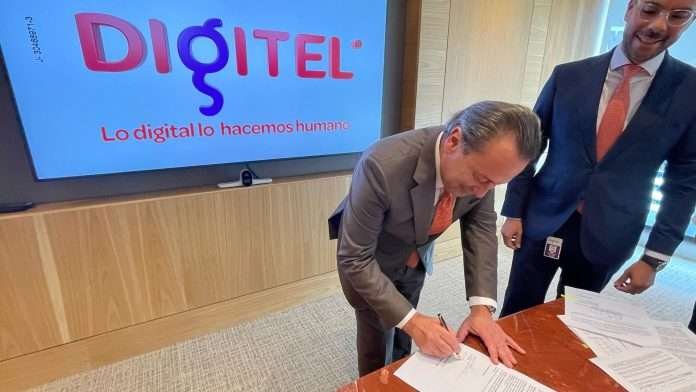 Digitel firma contrato para la explotación de la red 5G en el país