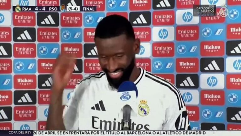 Rüdiger: “Vamos a jugar otra final y la vamos a ganar”