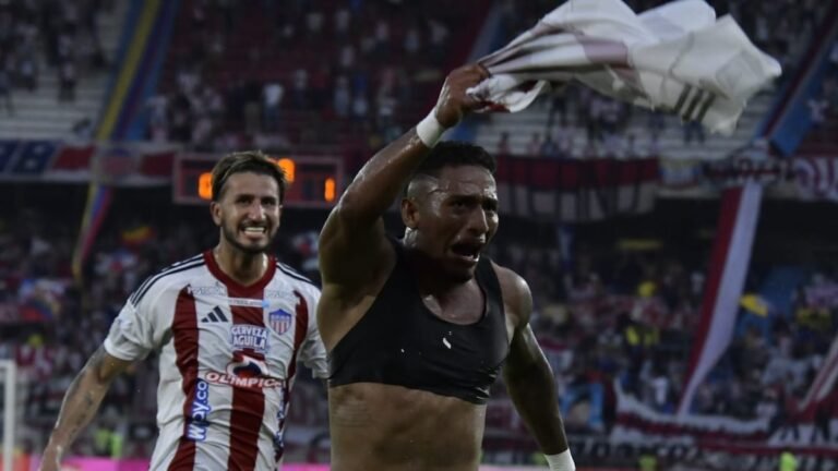 Junior 1, Tolima 1: Jhomier Guerrero empata con un golazo