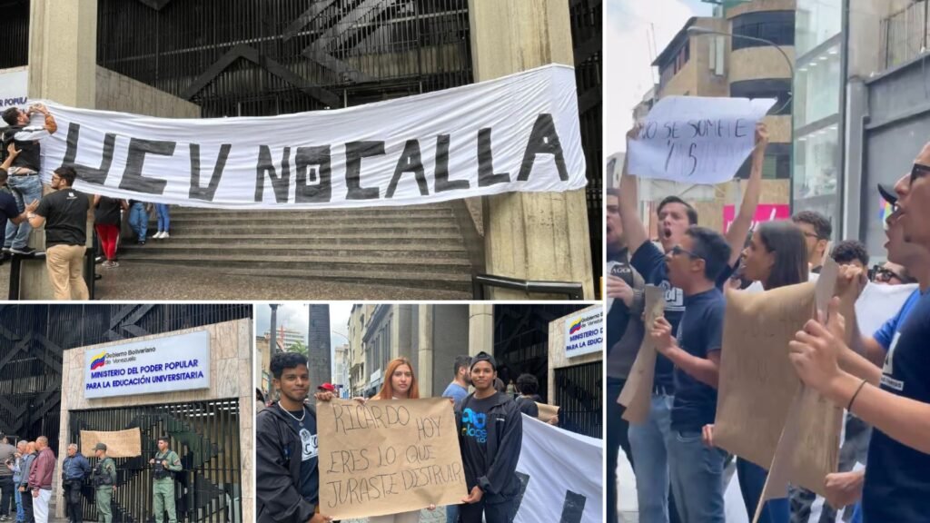 ▷ VIDEO | Estudiantes de la UCV protestan en la sede de la OPSU contra nueva distribución de cupos universitarios #30Jun ▷ VIDEO | Estudiantes de la UCV protestan en la sede de la OPSU contra nueva distribución de cupos universitarios #30Jun