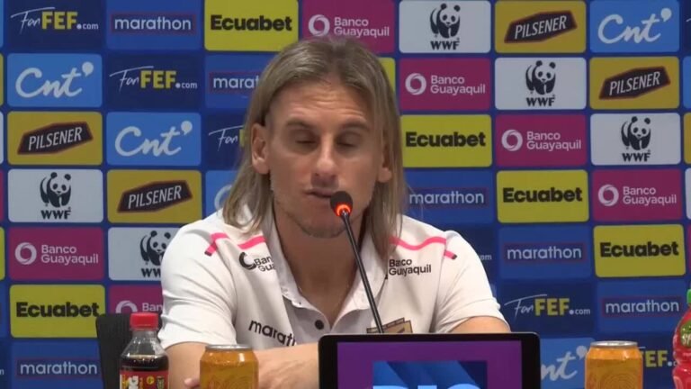 Sebastián Beccacece lamenta resultado “muy cortito” pese a no haber creado ocasiones ante Brasil